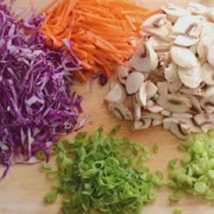 Cách nấu súp đậu hũ nấm rau củ