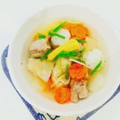 Cách làm Súp Hoành Thánh Sườn Non đủ chất cho bữa sáng