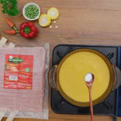 Cách Nấu Súp Khoai Lang Dăm Bông Rau Củ Bổ Dưỡng
