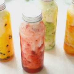 Cách Làm Sữa Chua Uống Hoa Quả