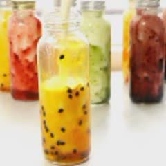 Cách Làm Sữa Chua Uống Hoa Quả
