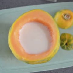 Cách làm Thạch Sữa Đu Đủ đơn giản, giải nhiệt mùa hè