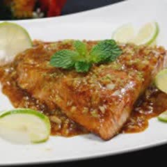 Cách làm cá hồi áp chảo sốt bơ chanh hấp dẫn