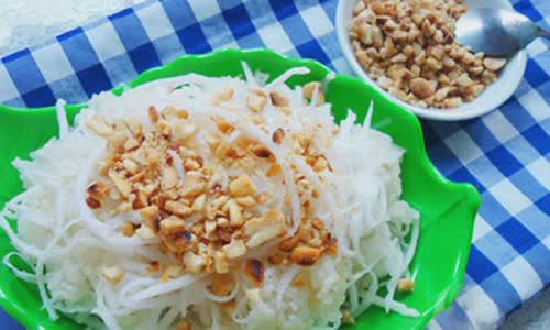 Cách làm xôi dừa đậu phộng
