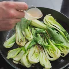Cách làm Xôi tôm xào cải thìa