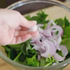 Cách làm bánh cải bó xôi chiên