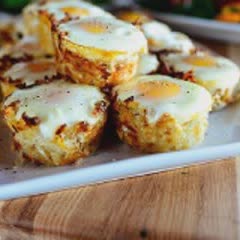 Cách làm Bánh tổ chim khoai tây trứng