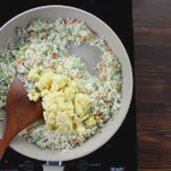 Cách Làm Cơm Bông Cải Trắng - Cauliflower Fried Rice