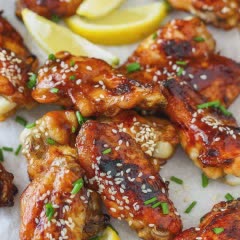 Cách làm Cánh gà nướng sốt Hoisin