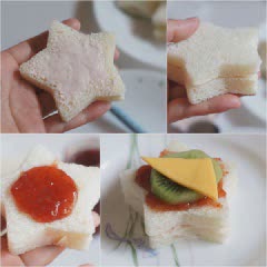 Cách Làm Bánh Sandwich Phủ Trái Cây Rất Đơn Giản