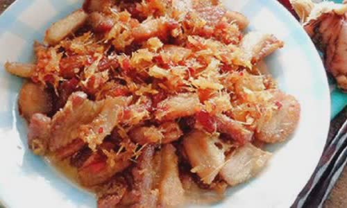 Cách làm thịt ba chỉ rang riềng