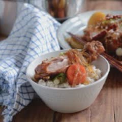 Cách làm thịt gà om miến