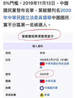 挺港警列名藍不分區第一 葉毓蘭維基個資遭網友咀咒