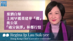 【特首跑馬仔】葉劉自爆上周早獲董建華「攬」　批公眾「過分演繹」林鄭行情