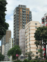 福晟國際何文田喇沙利道晟林高層現樓兩房（D室）：向北，窗多，望地盤，景觀有變數，主人房有衣櫃位