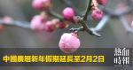 中國農曆新年假期延長至2月2日