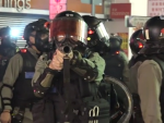 Police fire tear gas, reporter injured in Mong Kok