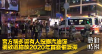 警方稱多區有人投擲汽油彈　彌敦道施放2020年首發催淚彈