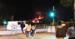 昨晚荃灣警署旁停車場有人掟汽油彈　多部車著火