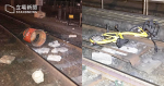 網民發起「黎明行動」要求全面封關　東鐵路軌遭縱火　單車、垃圾桶堵鐵路