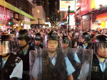 【77旺角黑夜】示威者打游擊　警察 VS 記者多番用盾牌阻採訪
