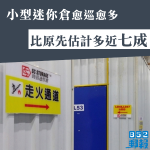 小型迷你倉愈巡愈多　比原先估計多近七成