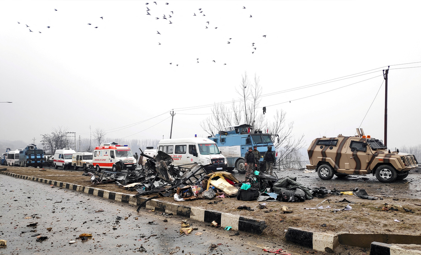 A video from a blast in Iraq was misattributed to the 2019 Pulwama attack in India.
