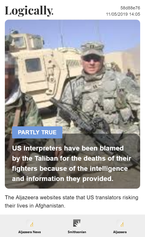 Interpreters have been blamed by the Taliban for the deaths of their fighters because of the intelligence and information they provided.