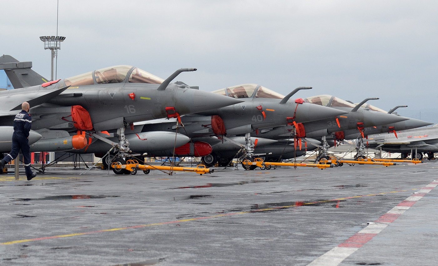 France bode farewell to Rafales jets destined for India, forming the Tricolour in the skies.