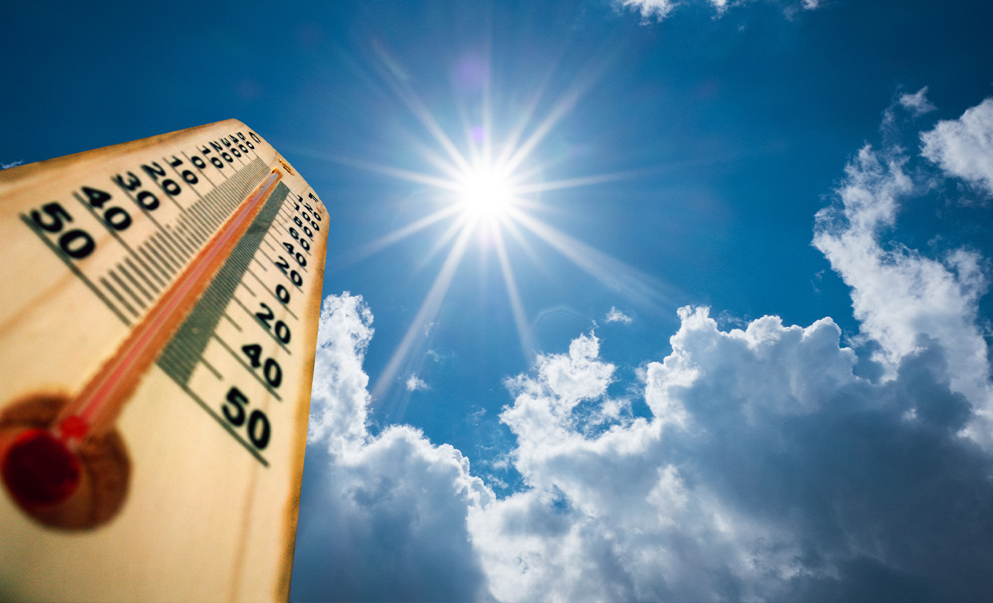Death Valley in California recorded the highest temperature of 54.4C.