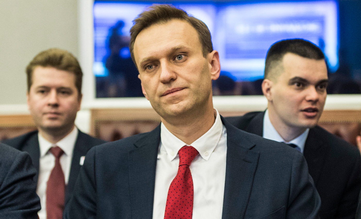 Alexei Navalny fell ill two weeks ago after drinking a cup of tea at Tomsk airport while on a trip to Siberia.