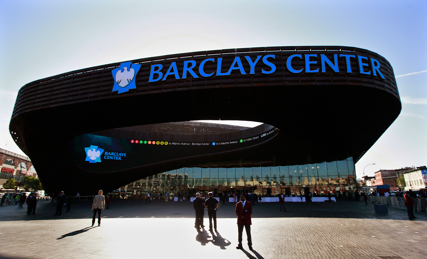Gunshots were fired at the Barclays Center in New York City on May 29, 2022.
