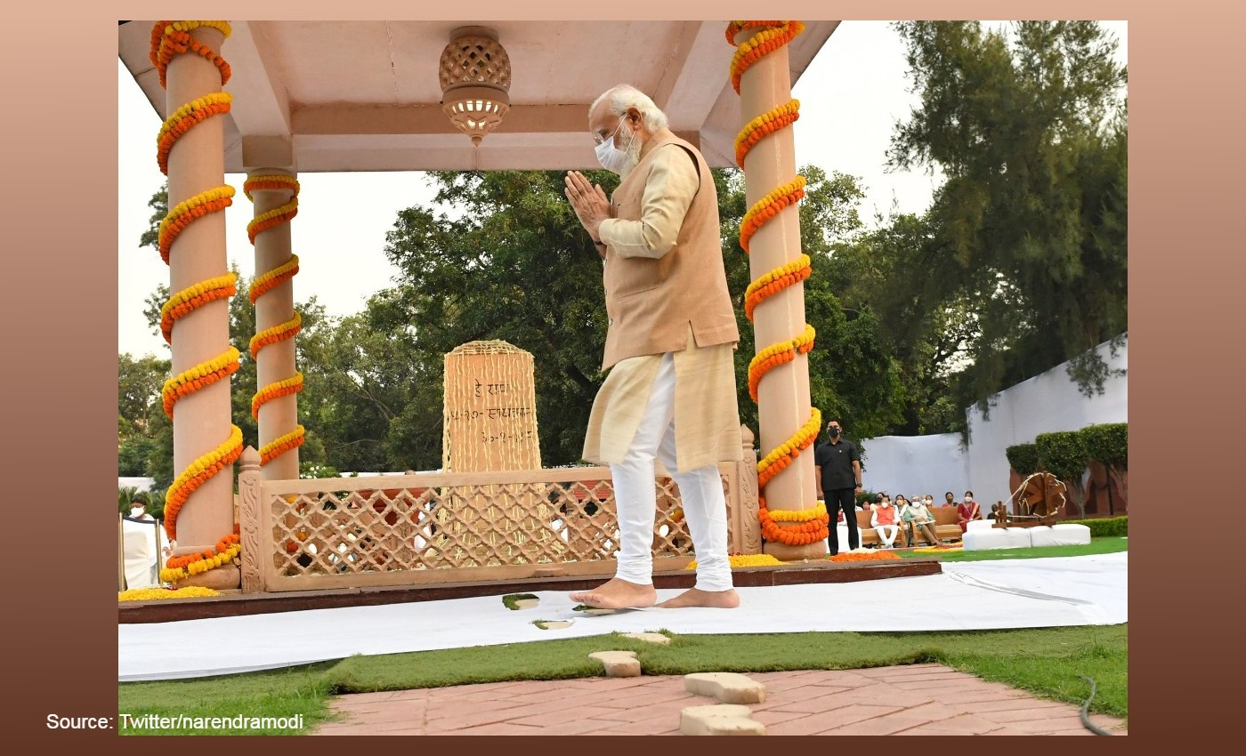 Indian PM Narendra Modi is always accompanied by a photographer who works for him.