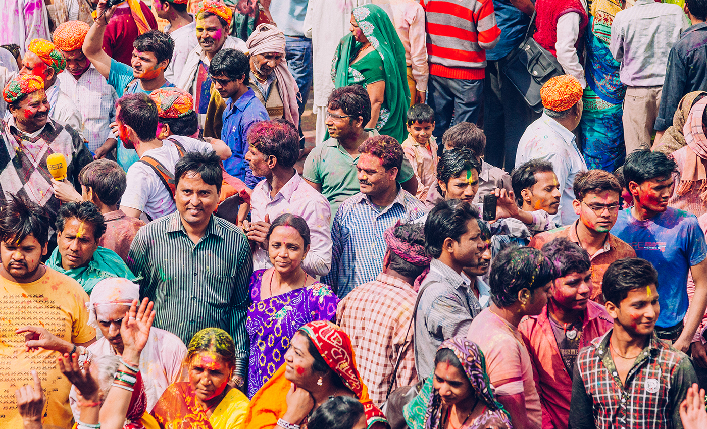 Delhi government had imposed a ban on Holi celebrations in public places.
