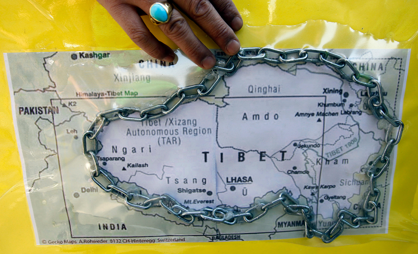 The Government of India recognizes Tibet as an integral part of China.