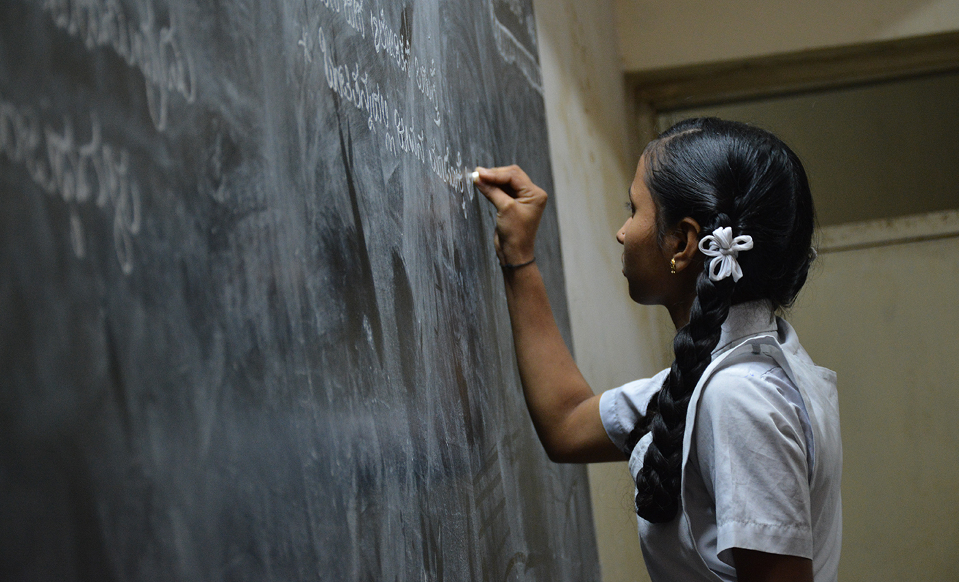 A girl in Tiruppur school in Tamil Nadu was beaten for not removing her tilak.