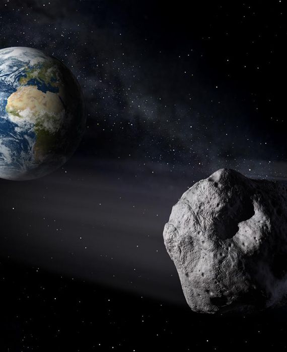 On April 29, 2020, a large asteroid is expected to fly by earth at a distance of approximately 4 million miles.