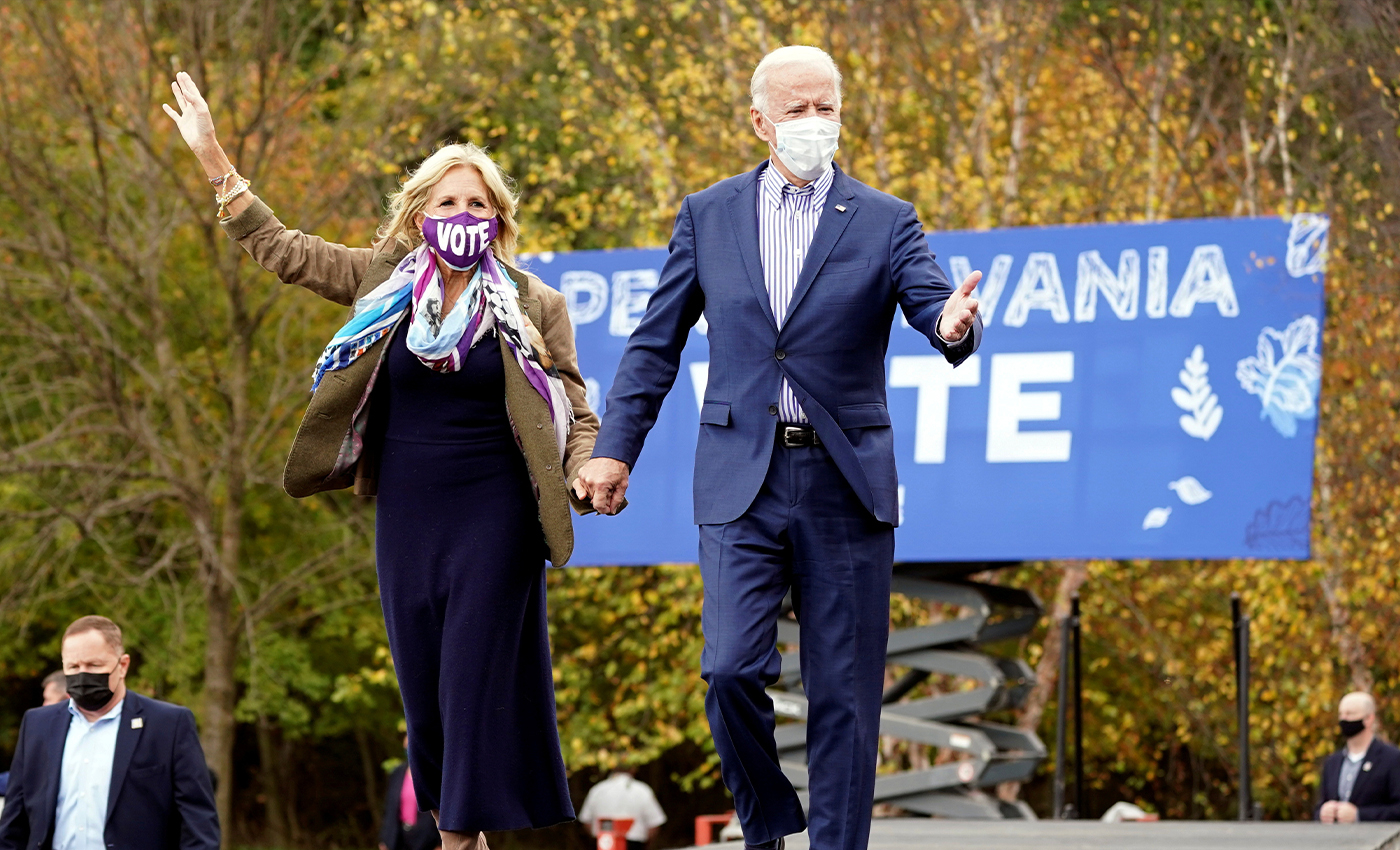 Jill Biden used to babysit Joe Biden's children before she married him.