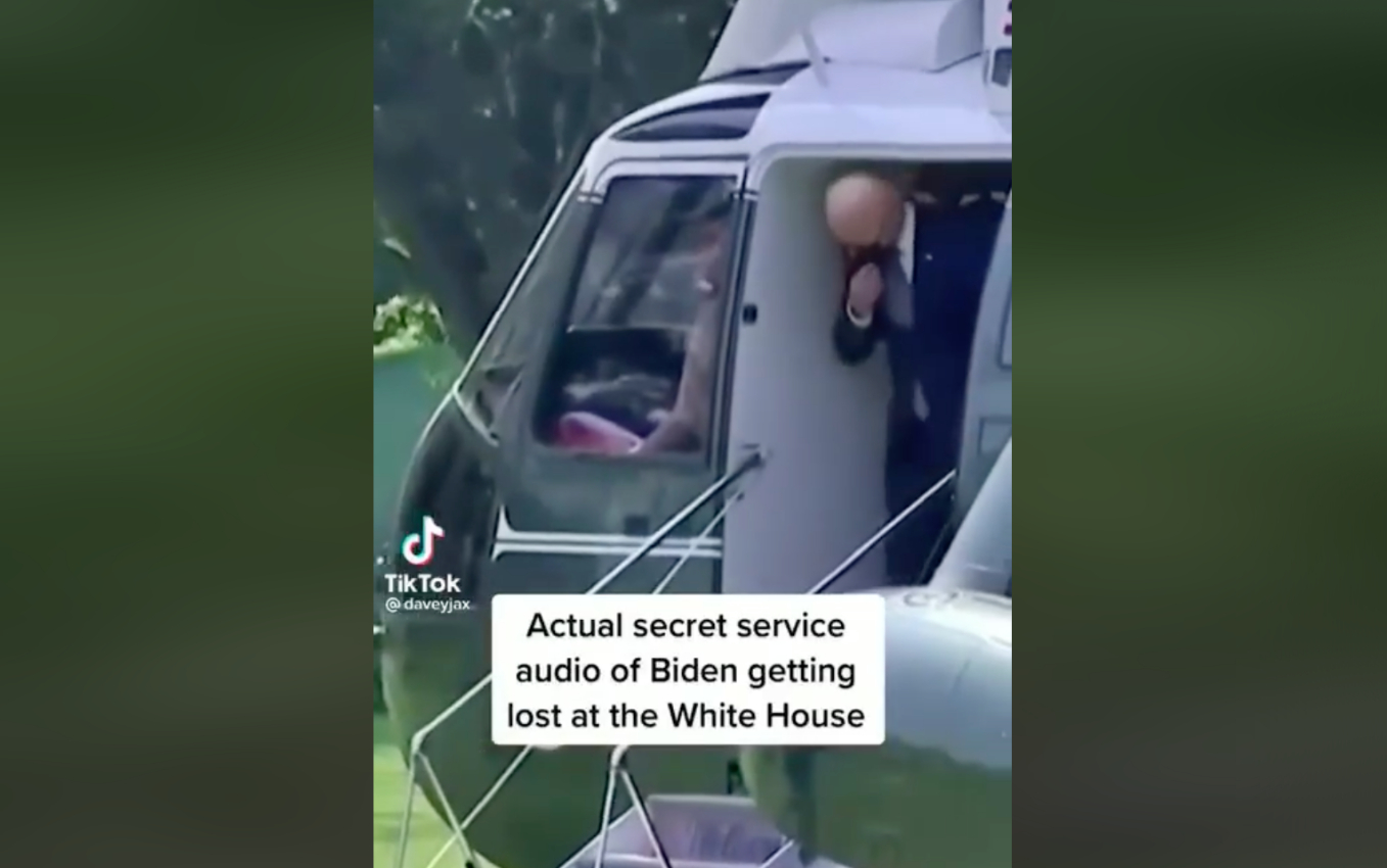 This video contains actual audio from Biden's secret service team.