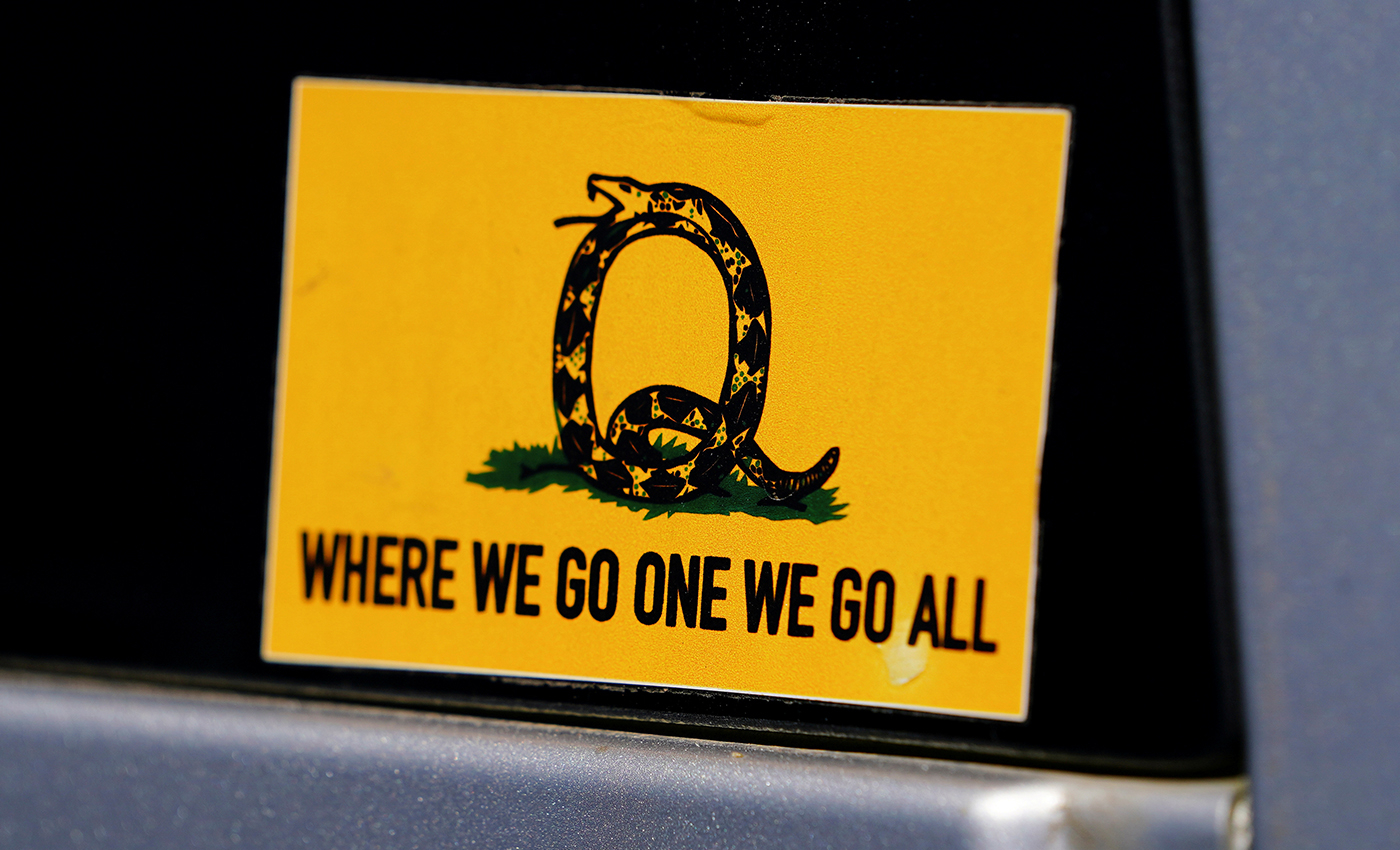 John Hyten's Telegram channel is spreading QAnon slogans.