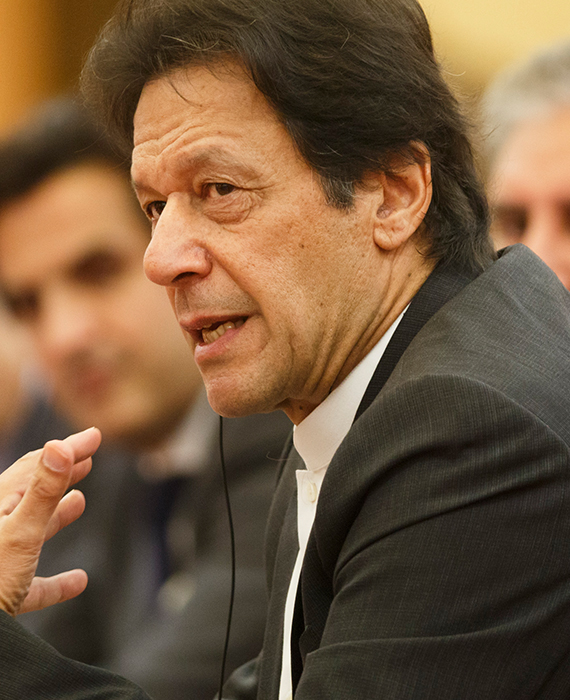 Prime Minister of Pakistan Imran Khan broke the diplomatic protocol at the opening ceremony of the Shanghai Cooperation Organisation (SCO) Summit held in Kyrgyzstan's capital Bishkek on 13 June 2019.
