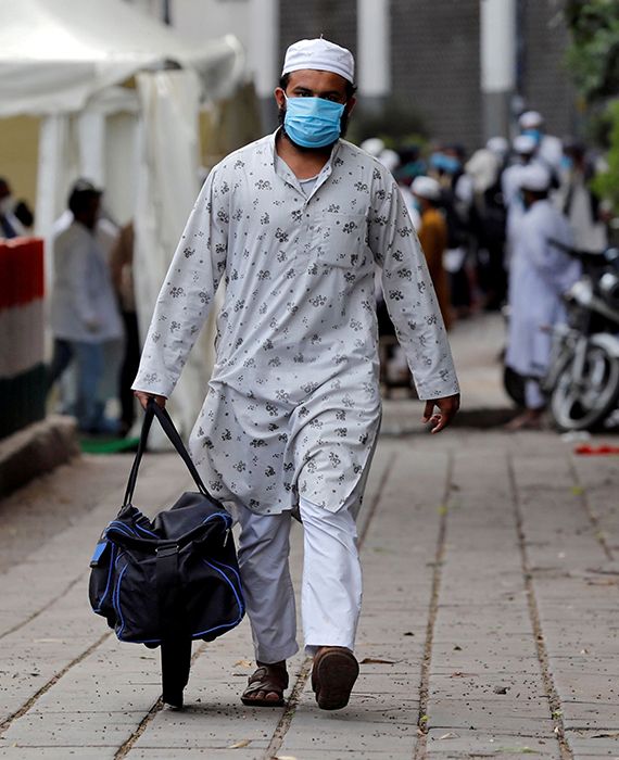 Forty-five people from Tamilnadu who attended Delhi's Nizamuddin prayers are tested positive for COVID-19.