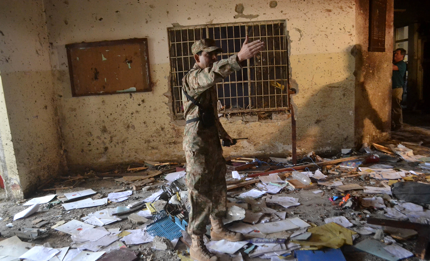 A school in Peshawar, Pakistan, was attacked by men of Indian origin in 2014.