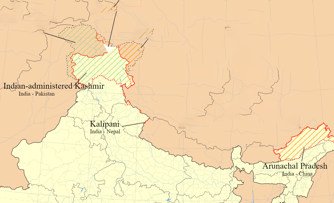 Nepal occupied 7100 acres of Indian land in the West Champaran district of Bihar near the international border.