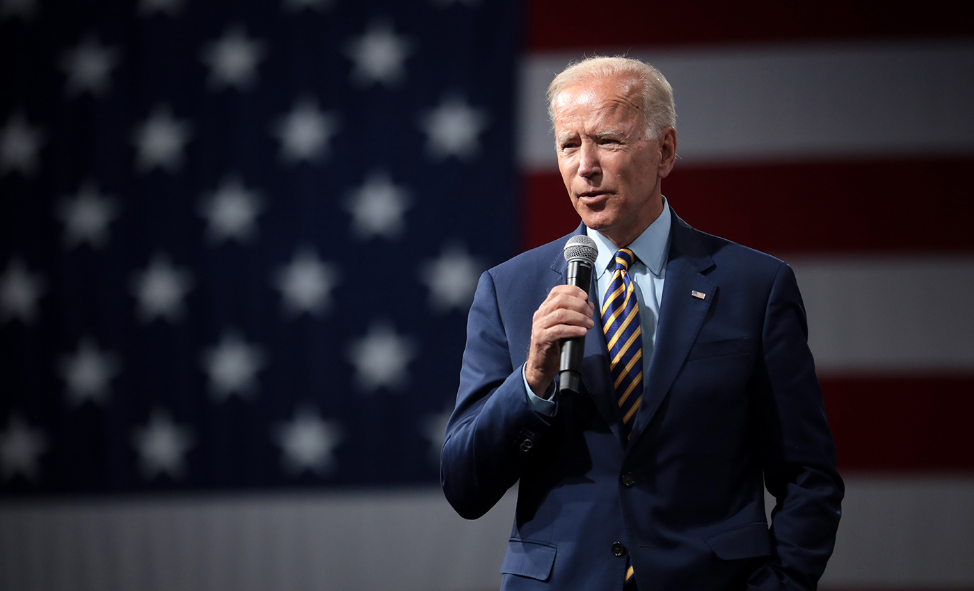 Biden asked supporters to keep the faith, as counting was in progress.