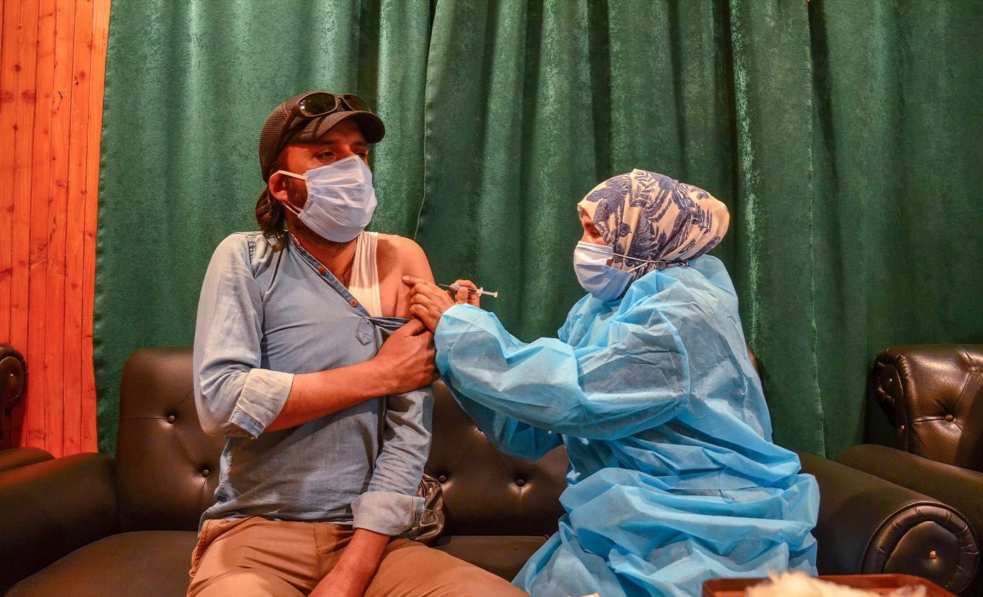 India has vaccinated more people with the first dose of the COVID-19 vaccine than the U.S.