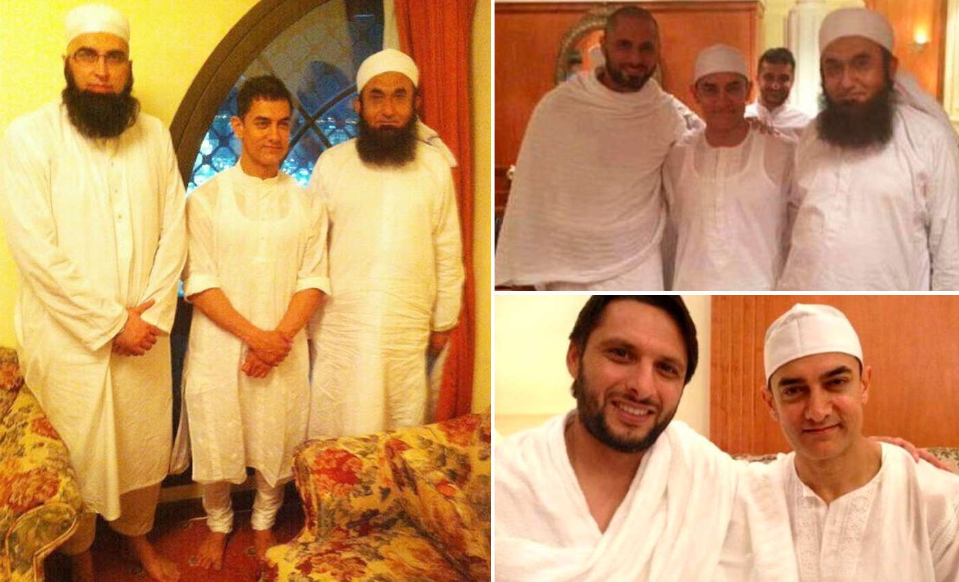These images show Aamir Khan with members of terrorist organizations.