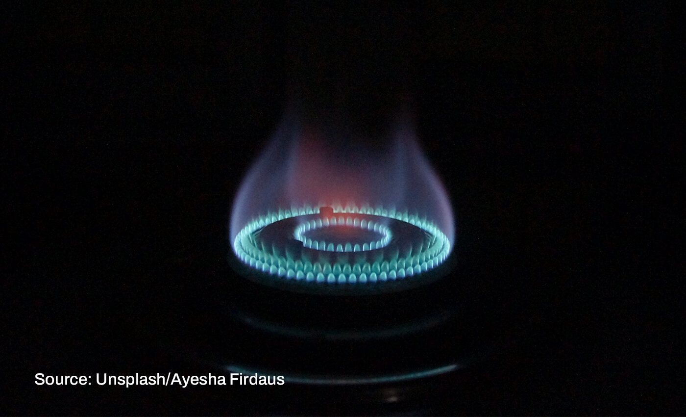 The decrease in gas exports from Russia does not impact U.K. energy prices.