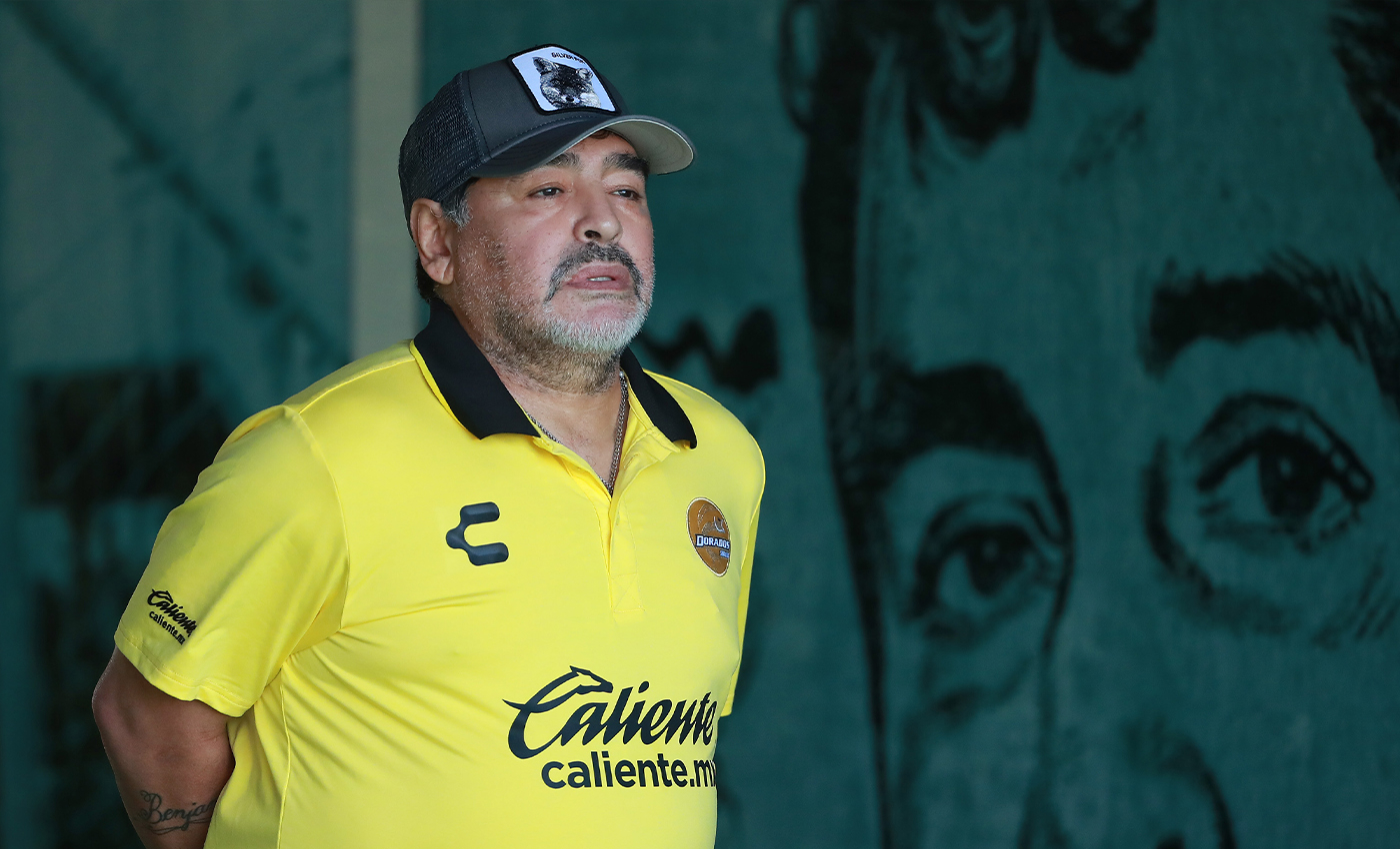 Maradona visited Aditya Academy school in Kolkata with Sourav Ganguly.