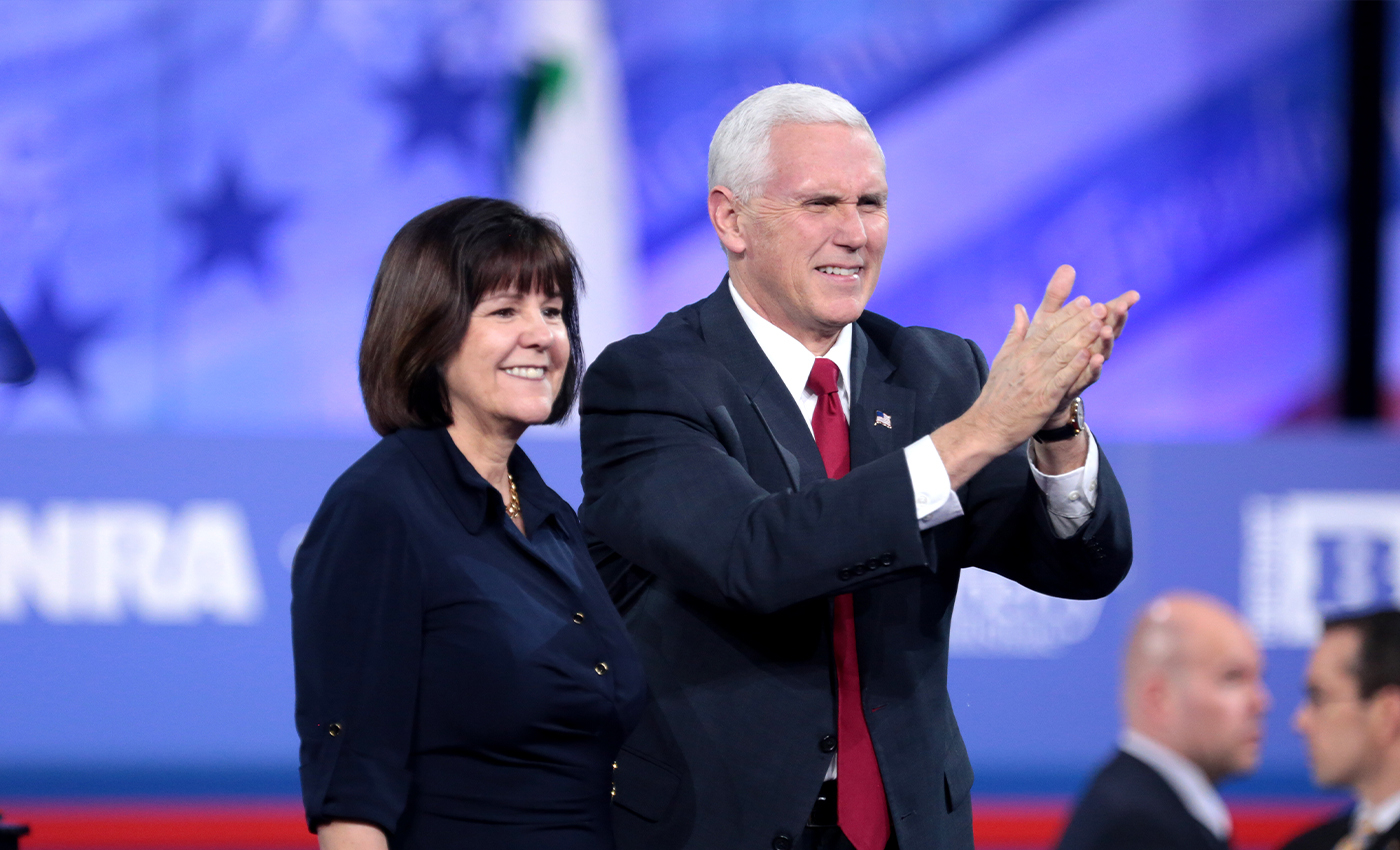 Karen Pence refused to kiss Mike Pence after Trump won in 2016.